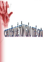 Các tôn giáo trên thế giới