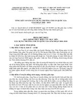 Tông kết Xây dụng trường chuẩn quốc gia