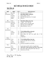 GA lớp 4 tuần (Chuẩn KTKN) 2010-2011