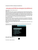 Cách Ghost Win XP 2