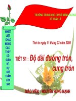 độ dài đường tròn