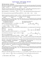 Đoạn mạch RLC-Luyện thi