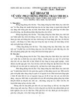 kế hoạch xây dựng trường học thân thiện...