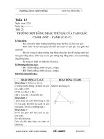 GIÁO ÁN TỰ CHỌN TOÁN 7 HINH