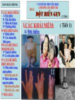 Đột biến gen(hay hơn)