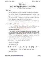 Giáo án Âm nhạc 3 (HKI)