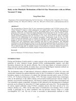 Study on the Photolytic Mechanisms of Red 141 Dye Wastewaters with an 185nm Vacuum-UV lamp