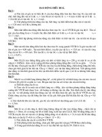 Một số bài toán tự luận cơ học rất hay