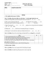 KTHK I CÔNG NGHỆ 6