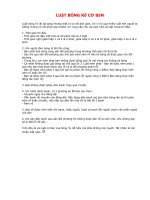 LUẬT BÓNG RỔ CƠ BẢN