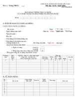 Mẫu khai BHXH dễ điền thông tin