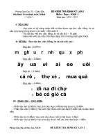 Đề thi giữa HK1 - khối 1