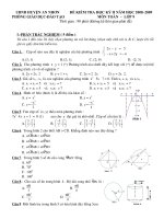 thi HK2 (08-09 có đáp án)