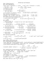 Bài tập cung và góc lượng giác