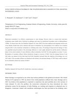 EVALUATION OF HEALTH RISKS IN THE WASTEWATER RECLAMATION IN THE ABUKUMA WATERSHED, JAPAN