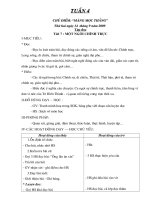 Giáo án lớp 4 tuần 4 Năm học 2009 - 2010