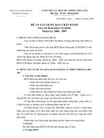 Đề án xây dựng Ban chấp hành