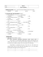 kiem tra 1 tiet [Units 1-3]