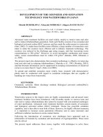 DEVELOPMENT OF THE OZONIZER AND OZONATION TECHNOLOGY FOR WATERWORKS IN JAPAN