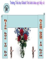 Bài 4: Thay đổi phông chữ