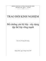 NUONG 3  BOI DUONG LOP Trao doi kinh nghiem