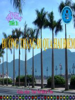 Tiết 3 Hình học 6:Đường thẳng đi qua hai điểm