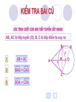 Tính chất hai tiếp tuyền cắt nhau1