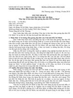 Bai thu hoach 4 nam Hoc tap và lam theo tam guong dao duc Hồ Chí Minh