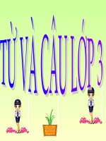 LTVC3. Tiết 7. Ôn tập về từ chỉ hoạt động, trạng thái. So sánh