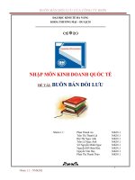 buôn bán đối lưu BMW 