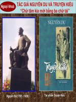 NGOẠI KHÓA TRUYỆN KIỀU NĂM HỌC 2010-2011