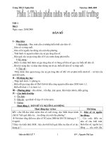 Giáo án Địa lý 7 ( cả năm )