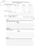 k.tra sau he ( tuyen lop 4 chon)