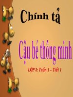 Cậu be thông minh