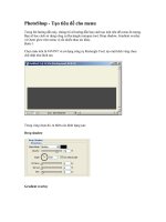 Tạo tiêu đề cho menu