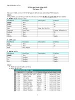 Đề thi Access số 1