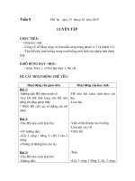 Giáo án Toan1 ( Tuần 8 - 12)