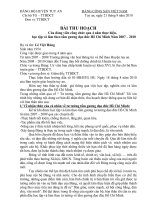 bài thu hoạch đảng viên công chức 4 năm thực hiên học tập và làm theo tấm gương đạo đức Hồ Chí Minh ( năm 2007- 2010)