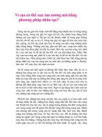 Vì sao có thể xua tan sương mù bằng phương pháp nhân tạo.doc