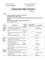 Ke hoach cong doan thang 10