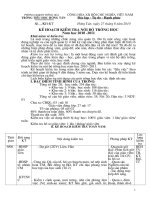 KẾ HOẠCH KT NỘI BỘ