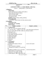 Giáo Án Anh 9 tiết 2