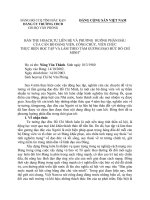 Bản thu hoạch 4 nămHọc tập và là theo tư tưởng HCM