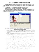 HƯỚNG DẪN CHỈNH SỬA HÌNH ẢNH