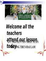 Tiếng anh 7 unit 9: lesson 2