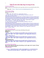 Một số code làm đẹp cho trang web