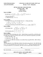 đề thi HSG tỉnh Hai dương