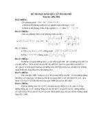 MỘT SỐ ĐỀ THI HSG LỚP 9