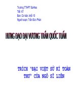 Tiết 67: Hưng Đạo Vương, Trần Quốc Tuấn