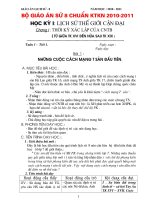 sử 8 (soạn theo chuẩn kiến thức)